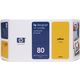 HP 80 (C4873A) Inktcartridge Geel
