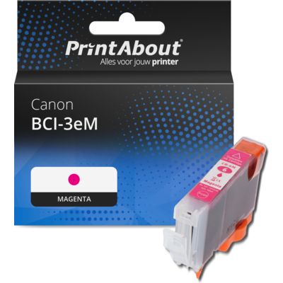 Huismerk Canon BCI-3eM Inktcartridge Magenta