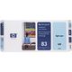 HP 83 (C4964A) Printkop Licht-cyaan