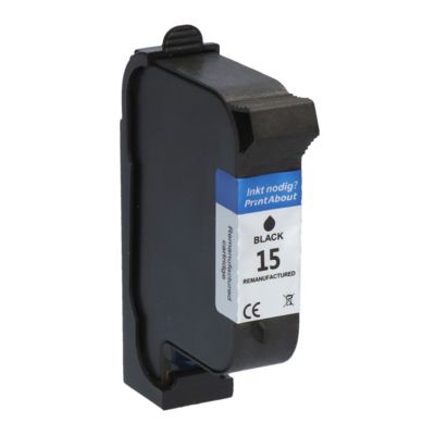 Huismerk HP 15 (C6615DE) Inktcartridge Zwart