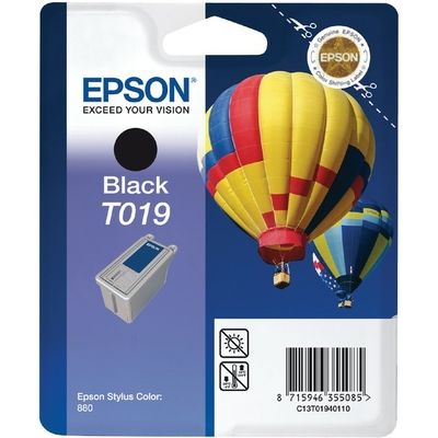 Epson T019 (C13T019401) Inktcartridge Zwart