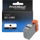 Huismerk Canon BCI-24BK Inktcartridge Zwart
