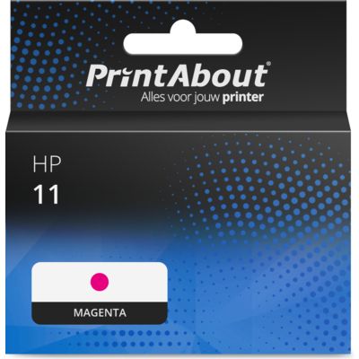 Huismerk HP 11 (C4837A) Inktcartridge Magenta