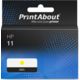 Huismerk HP 11 (C4838A) Inktcartridge Geel