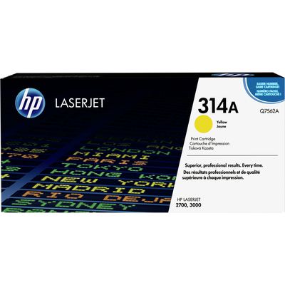 HP 314A (Q7562A) Toner Geel