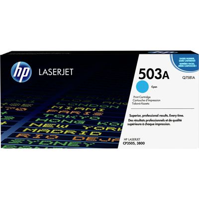 HP 503A (Q7581A) Toner Cyaan