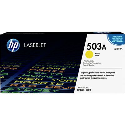 HP 503A (Q7582A) Toner Geel