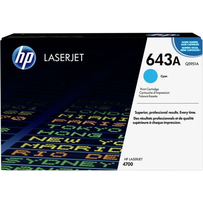 HP 643A (Q5951A) Toner Cyaan