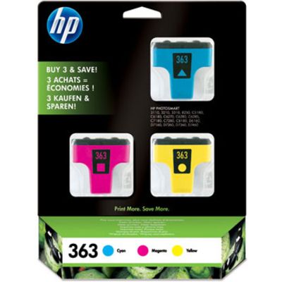 HP 363 (CB333EE) Inktcartridge 3-kleuren Multipack
