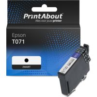 Huismerk Epson T071 (C13T071140) Inktcartridge Zwart
