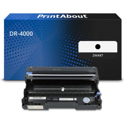 PrintAbout Huismerk vervangt Brother DR-4000 Drum Zwart