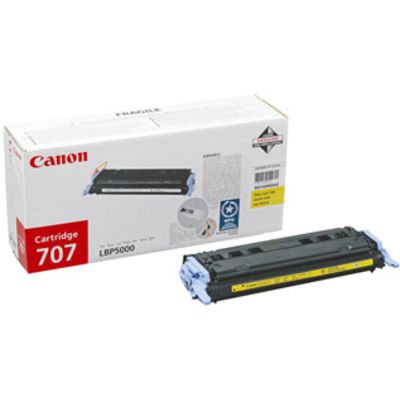 Canon 707 Y Toner Geel