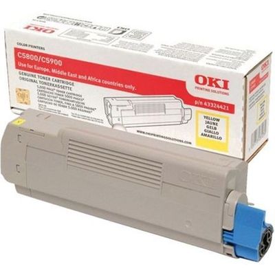 OKI 43324421 Toner Geel