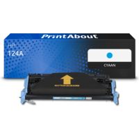 Huismerk HP 124A (Q6001A) Toner Cyaan