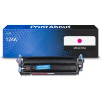 Huismerk HP 124A (Q6003A) Toner Magenta