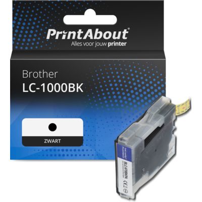 Brother LC-1000BK Tintenpatrone | Schwarz | Für Ausgewählte Brother Drucker