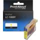Huismerk Brother LC-1000Y Inktcartridge Geel