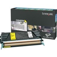Lexmark C5240YH Toner Geel Hoge capaciteit