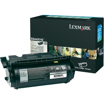 Lexmark X644X11E Toner Zwart Extra hoge capaciteit
