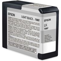 Epson T580 (C13T580700) Inktcartridge Licht-zwart