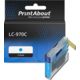 PrintAbout Huismerk vervangt Brother LC-970C Inktcartridge Cyaan