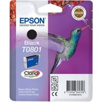 Epson T0801 Inktcartridge Zwart