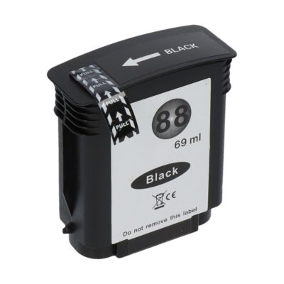 Huismerk HP 88XL (C9396AE) Inktcartridge Zwart Hoge capaciteit