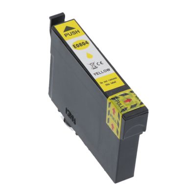 Huismerk Epson T0804 Inktcartridge Geel