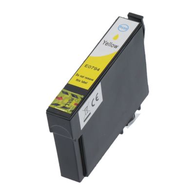 Huismerk Epson T079 (C13T07944010) Inktcartridge Geel