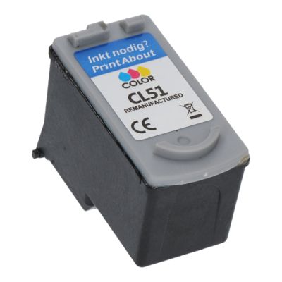 Huismerk Canon CL-51 Inktcartridge 3-kleuren Hoge capaciteit