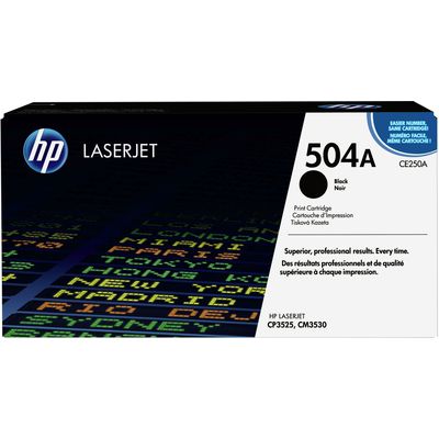 HP 504A (CE250A) Toner Zwart