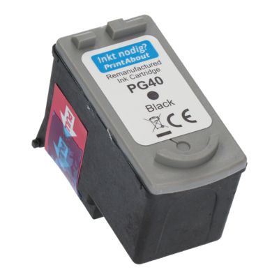 Huismerk Canon PG-40 Inktcartridge Zwart