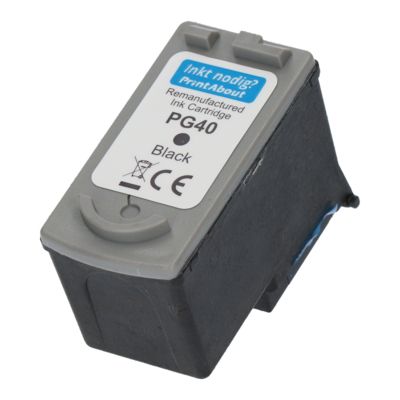 Huismerk Canon PG-40 Inktcartridge Zwart