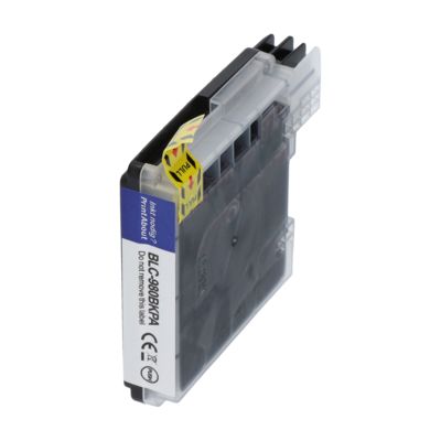 PrintAbout Huismerk vervangt Brother LC-1100BK Inktcartridge Zwart
