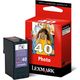 Lexmark 40 (18Y0340E) Inktcartridge Foto kleuren
