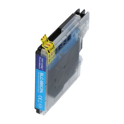PrintAbout Huismerk vervangt Brother LC-980C Inktcartridge Cyaan