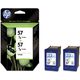 HP 57 (C9503AE) Inktcartridge 2x 3-kleuren - Multipack