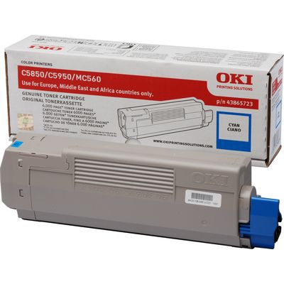 OKI 43865723 Toner Cyaan