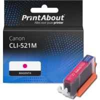 Huismerk Canon CLI-521M Inktcartridge Magenta