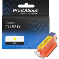 Huismerk Canon CLI-521Y Inktcartridge Geel