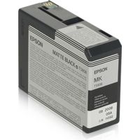 Epson T580 (C13T580800) Inktcartridge Mat-zwart