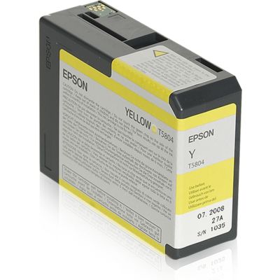 Epson T580 (C13T580400) Inktcartridge Geel