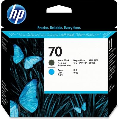 HP 70 (C9404A) Printkop Zwart + cyaan