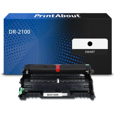 PrintAbout Huismerk vervangt Brother DR-2100 Drum Zwart