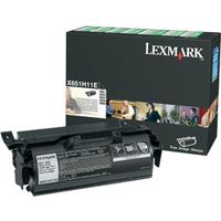 Lexmark X651H11E Toner Zwart Hoge capaciteit