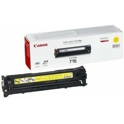 Canon 718 Y Toner Geel