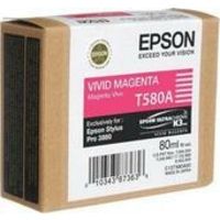 Epson T580A (C13T580A00) Inktcartridge Vivid magenta