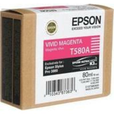 Epson T580A (C13T580A00) Inktcartridge Vivid magenta