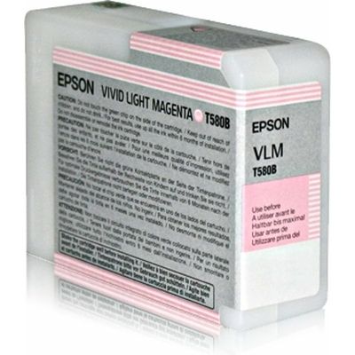 Epson T580B (C13T580B00) Inktcartridge Vivid Licht-magenta