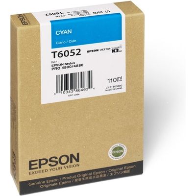 Epson T6052 (C13T605200) Inktcartridge Cyaan